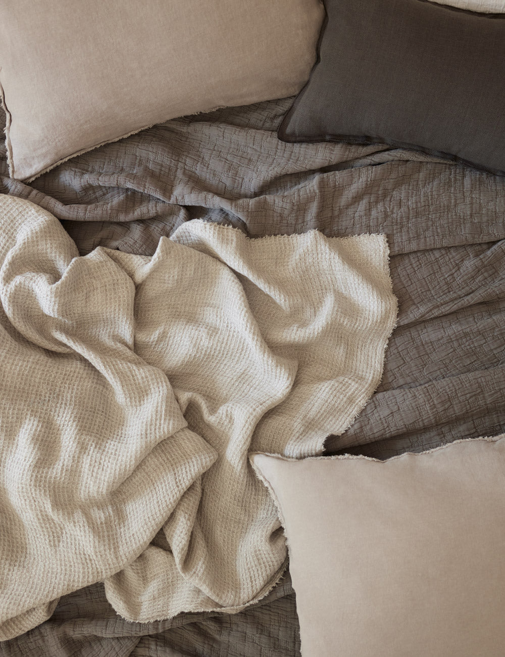 Ojai Cotton Matelassé Coverlet by Pom Pom at Home