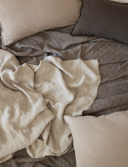 Ojai Cotton Matelassé Coverlet by Pom Pom at Home