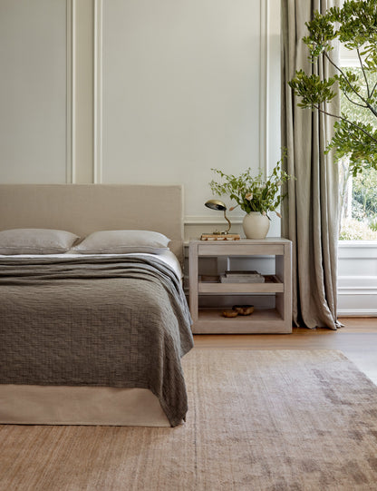 Ojai Cotton Matelassé Coverlet by Pom Pom at Home