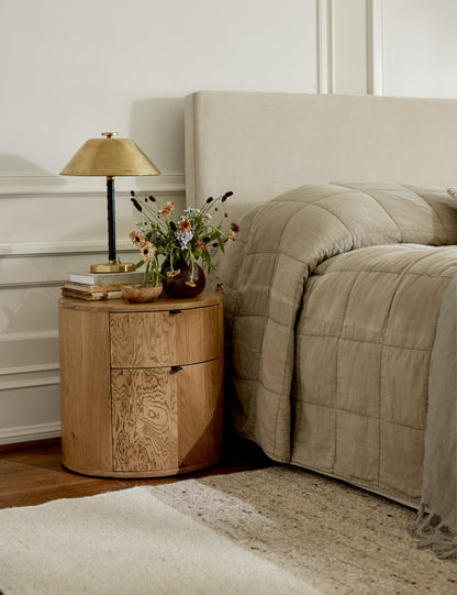 Open Box: Kono 2-Drawer Nightstand, Natural