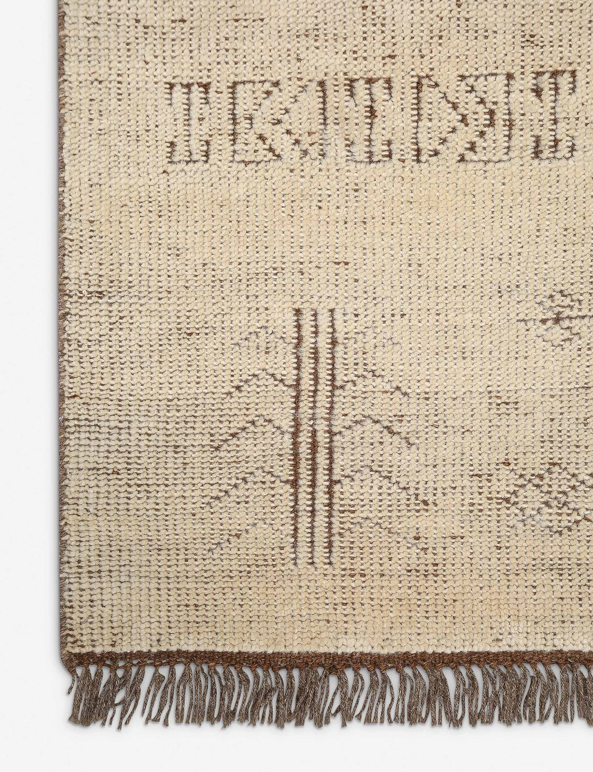 Belgian Hand-Knotted Wool Rug by Button Atelier x Co.House Designs