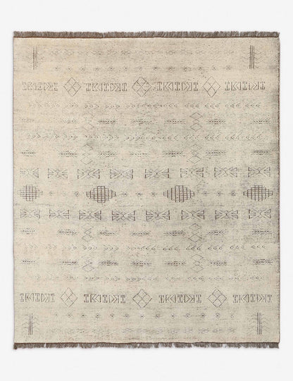 Belgian Hand-Knotted Wool Rug by Button Atelier x Co.House Designs