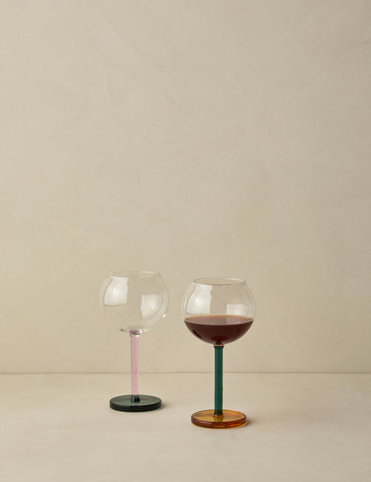 Bilboquet Wine Glass (Set of 2) by Sophie Lou Jacobsen