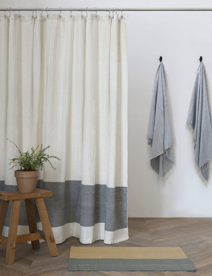 Karo Shower Curtain by Bolé Road Textiles