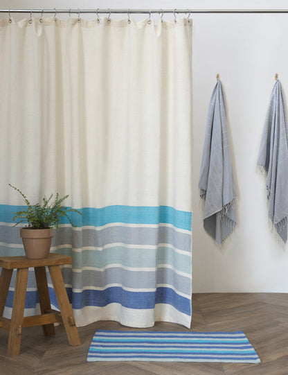 Omo Shower Curtain by Bolé Road Textiles