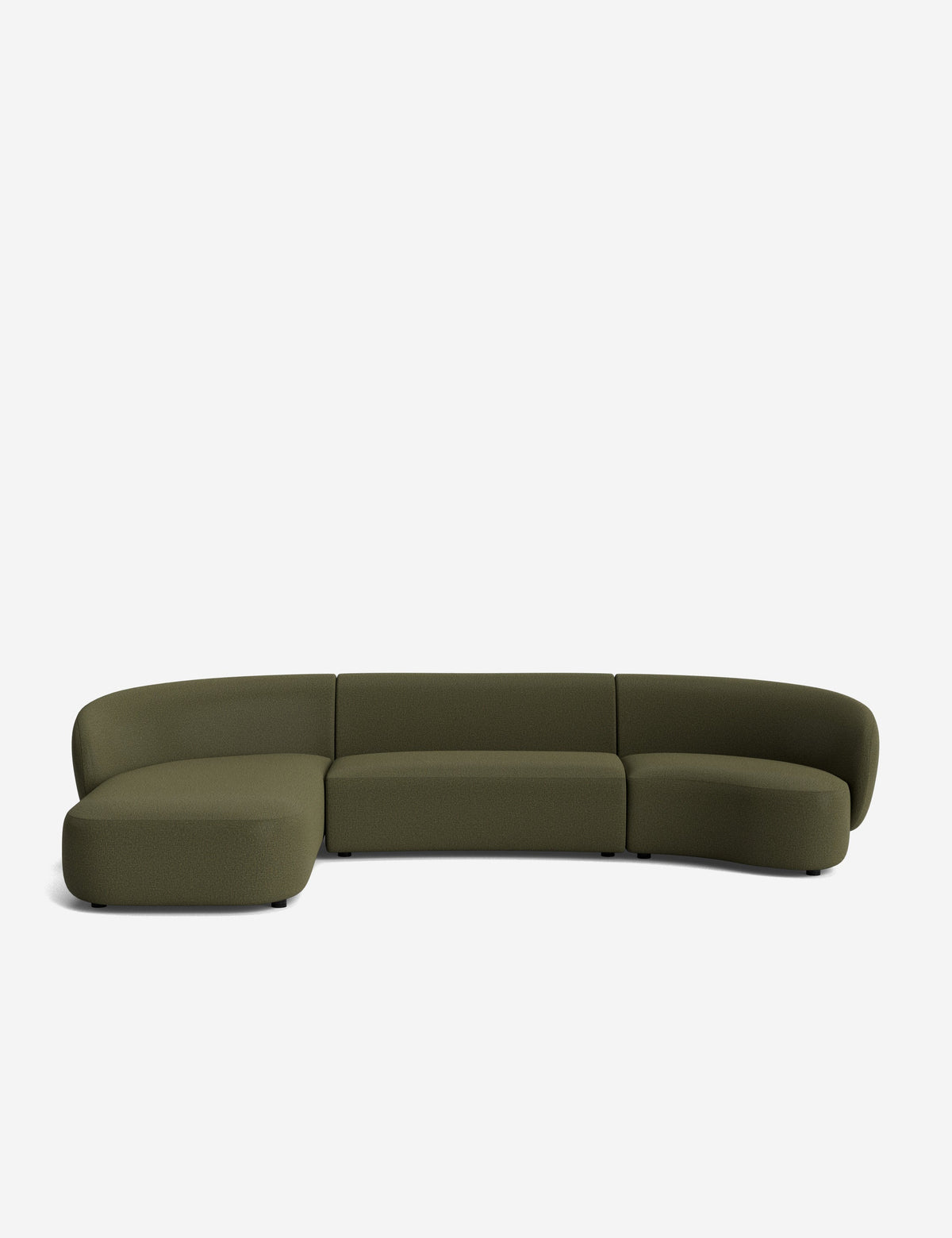 Claret Modular Chaise Sectional Sofa