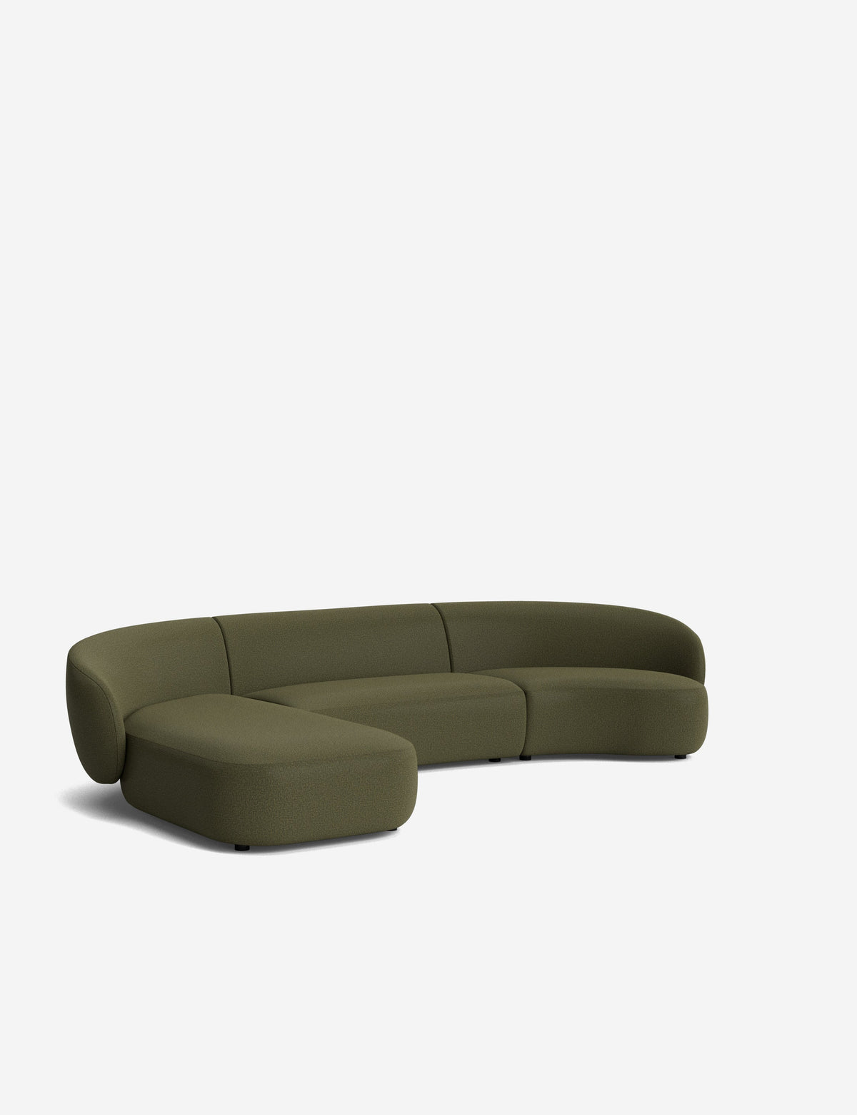 Claret Modular Chaise Sectional Sofa