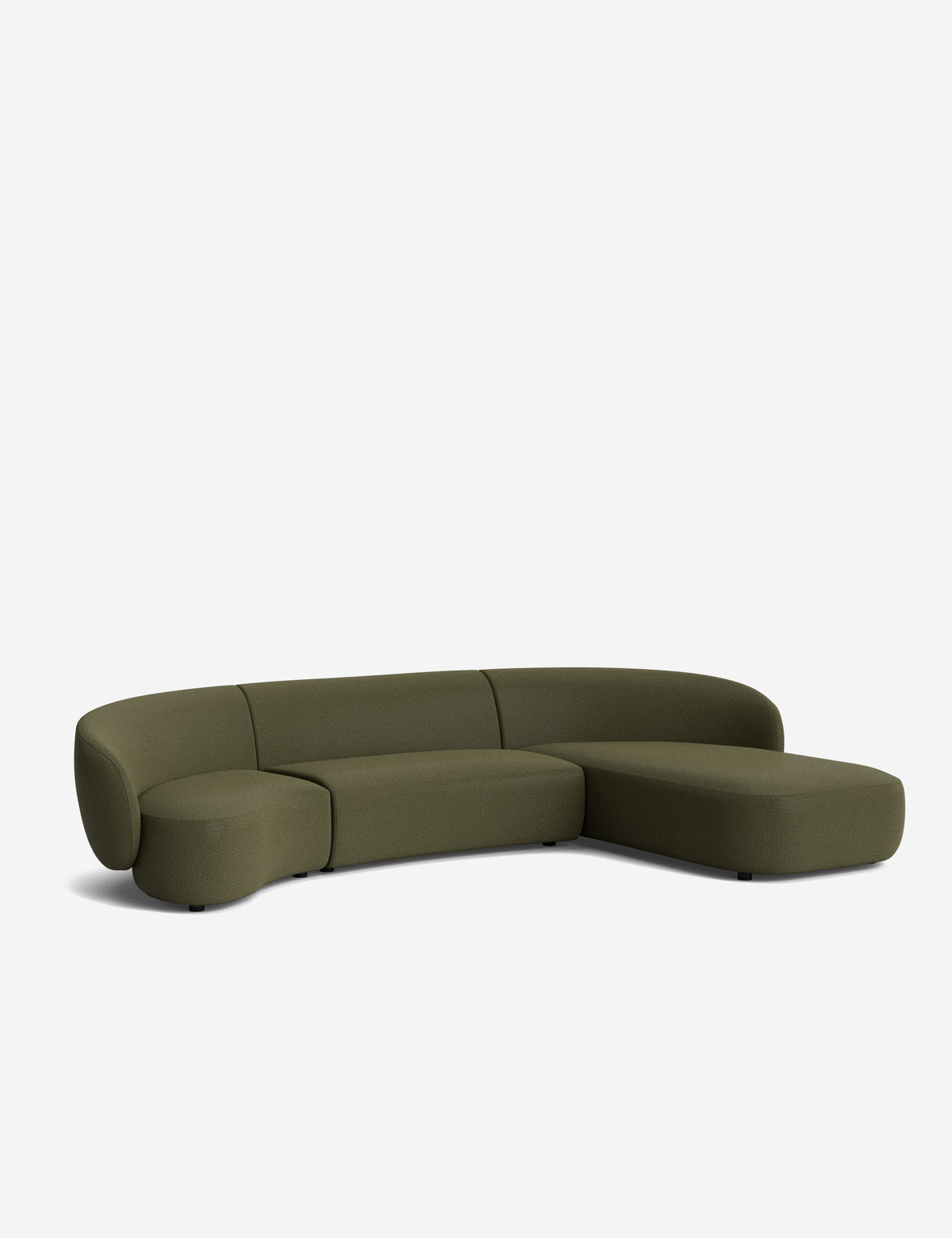 Claret Modular Chaise Sectional Sofa