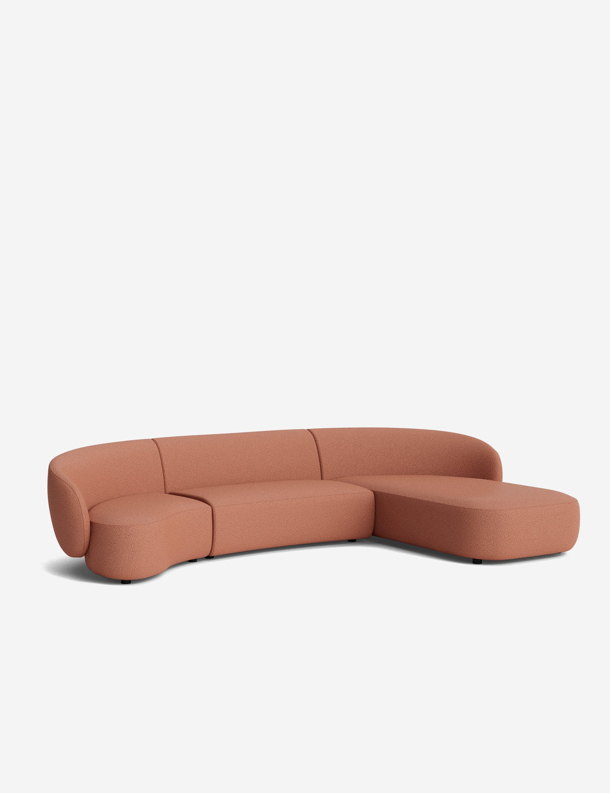 Claret Modular Chaise Sectional Sofa