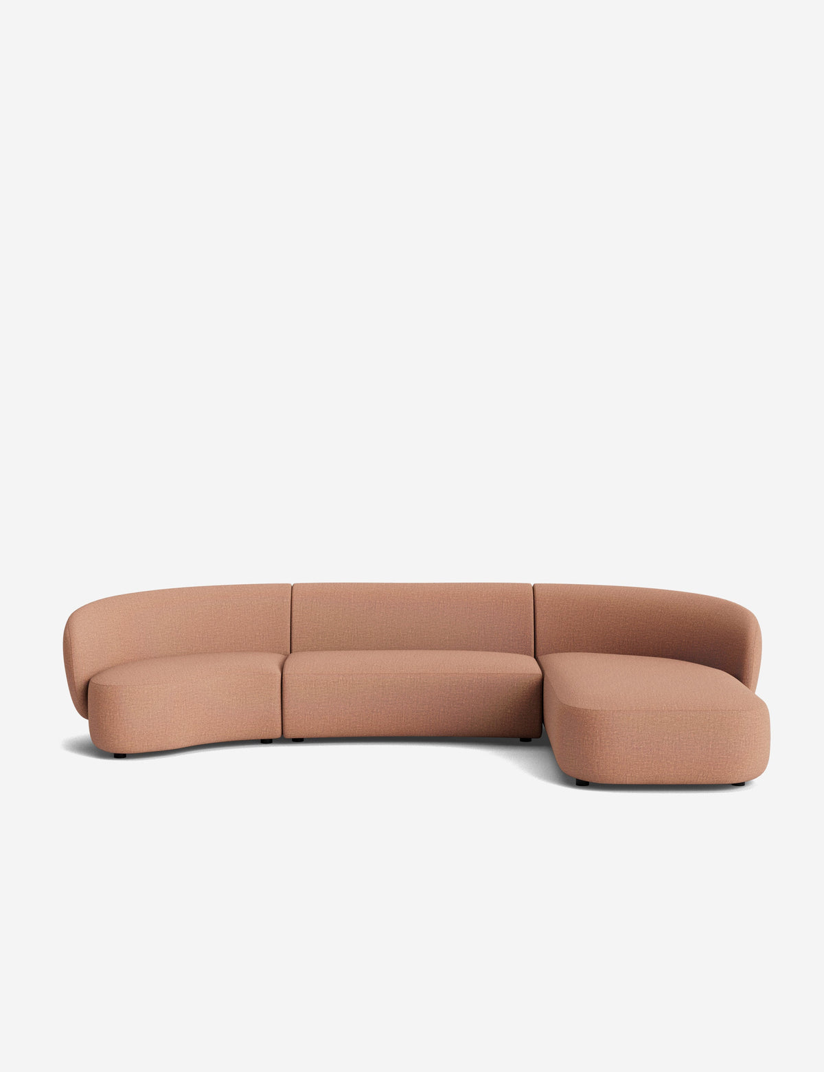Claret Modular Chaise Sectional Sofa