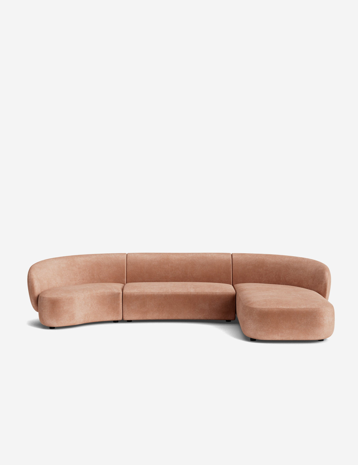Claret Modular Chaise Sectional Sofa