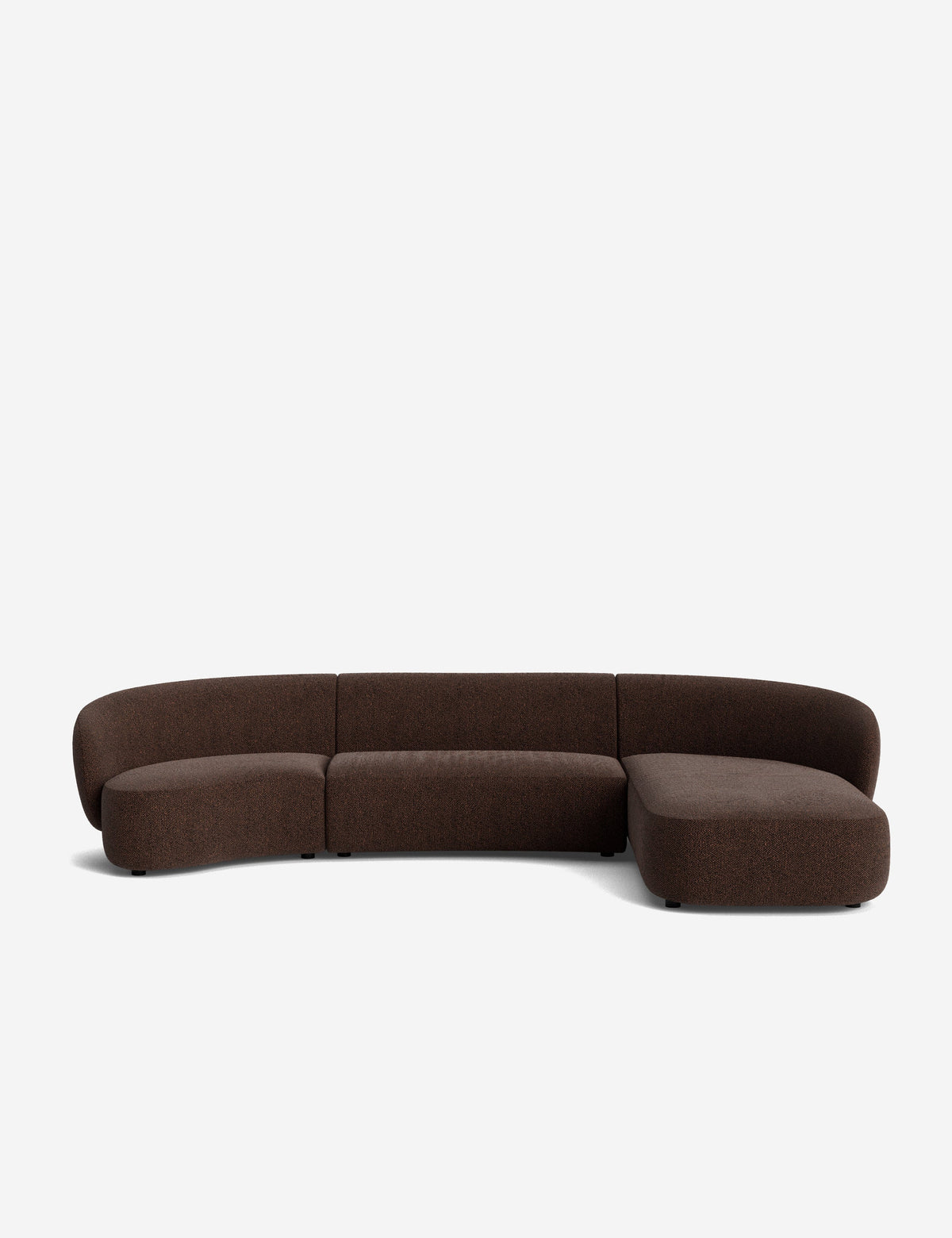 Claret Modular Chaise Sectional Sofa