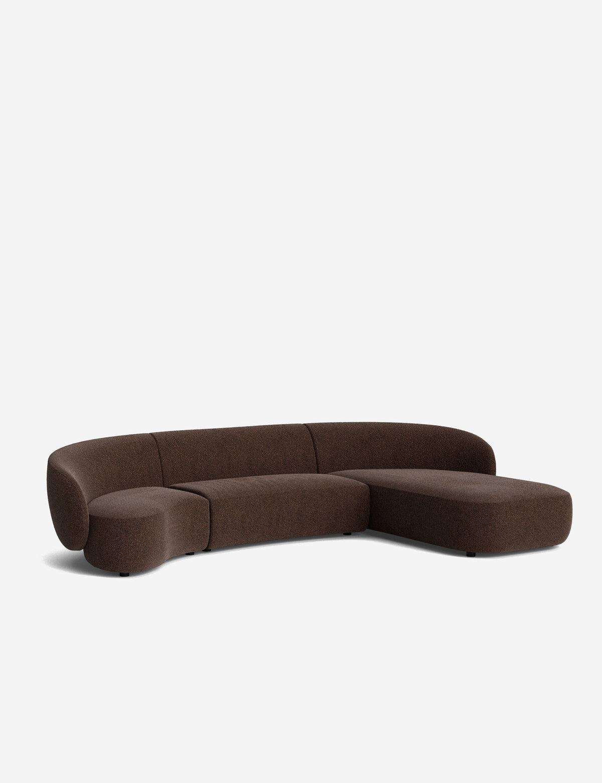 Claret Modular Chaise Sectional Sofa