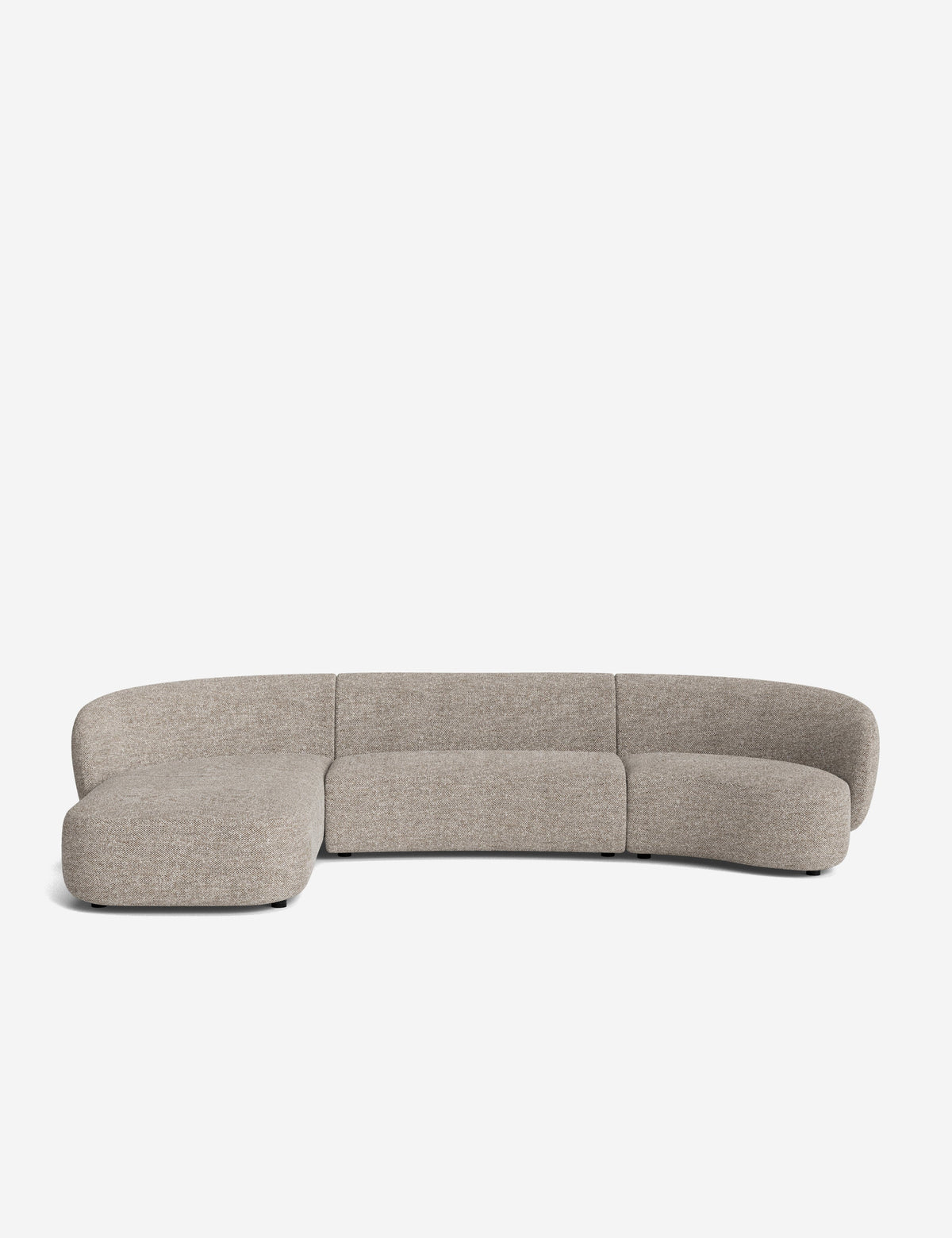 Claret Modular Chaise Sectional Sofa
