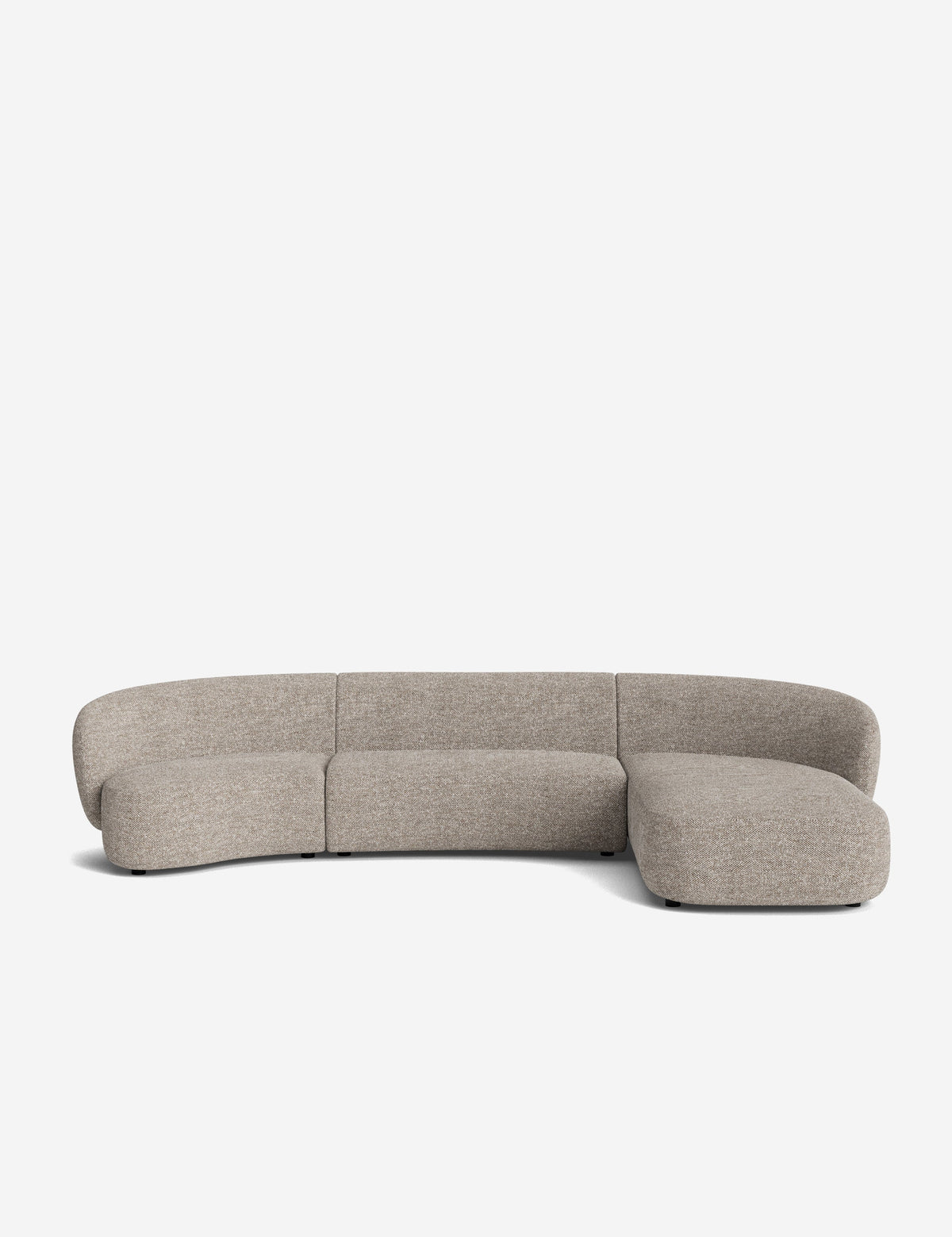Claret Modular Chaise Sectional Sofa