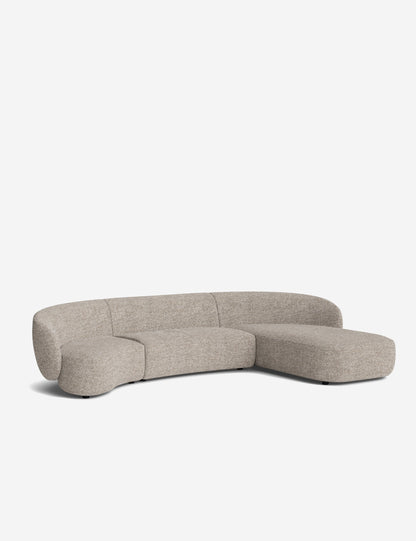 Claret Modular Chaise Sectional Sofa