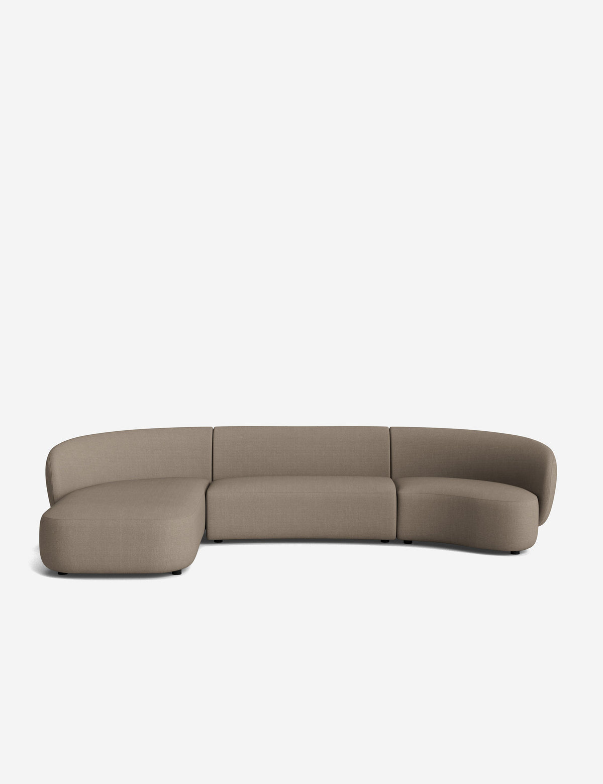 Claret Modular Chaise Sectional Sofa
