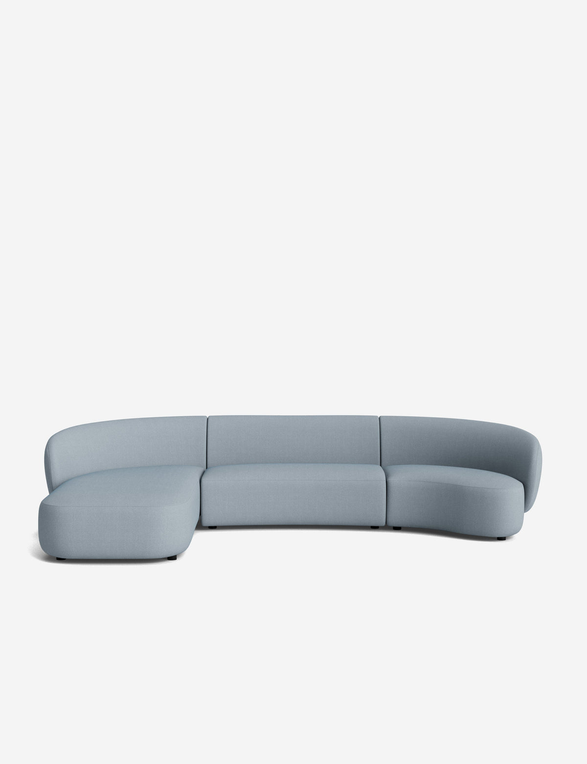 Claret Modular Chaise Sectional Sofa