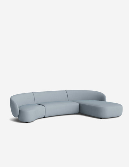Claret Modular Chaise Sectional Sofa