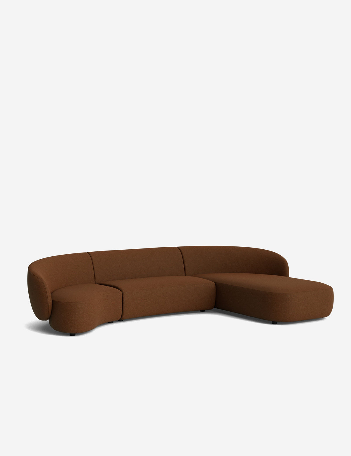 Claret Modular Chaise Sectional Sofa
