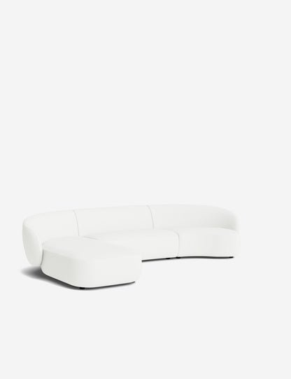 Claret Modular Chaise Sectional Sofa