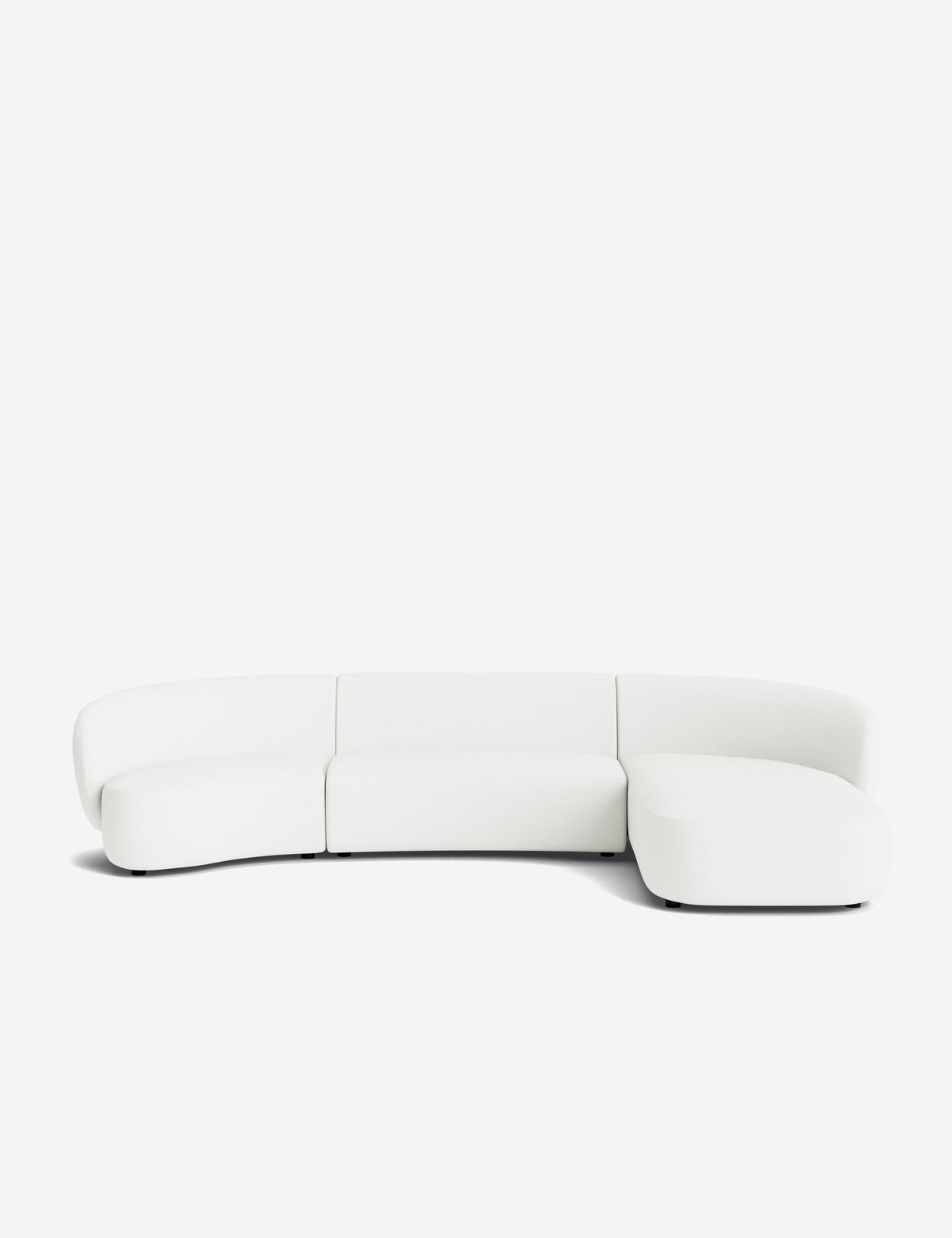 Claret Modular Chaise Sectional Sofa