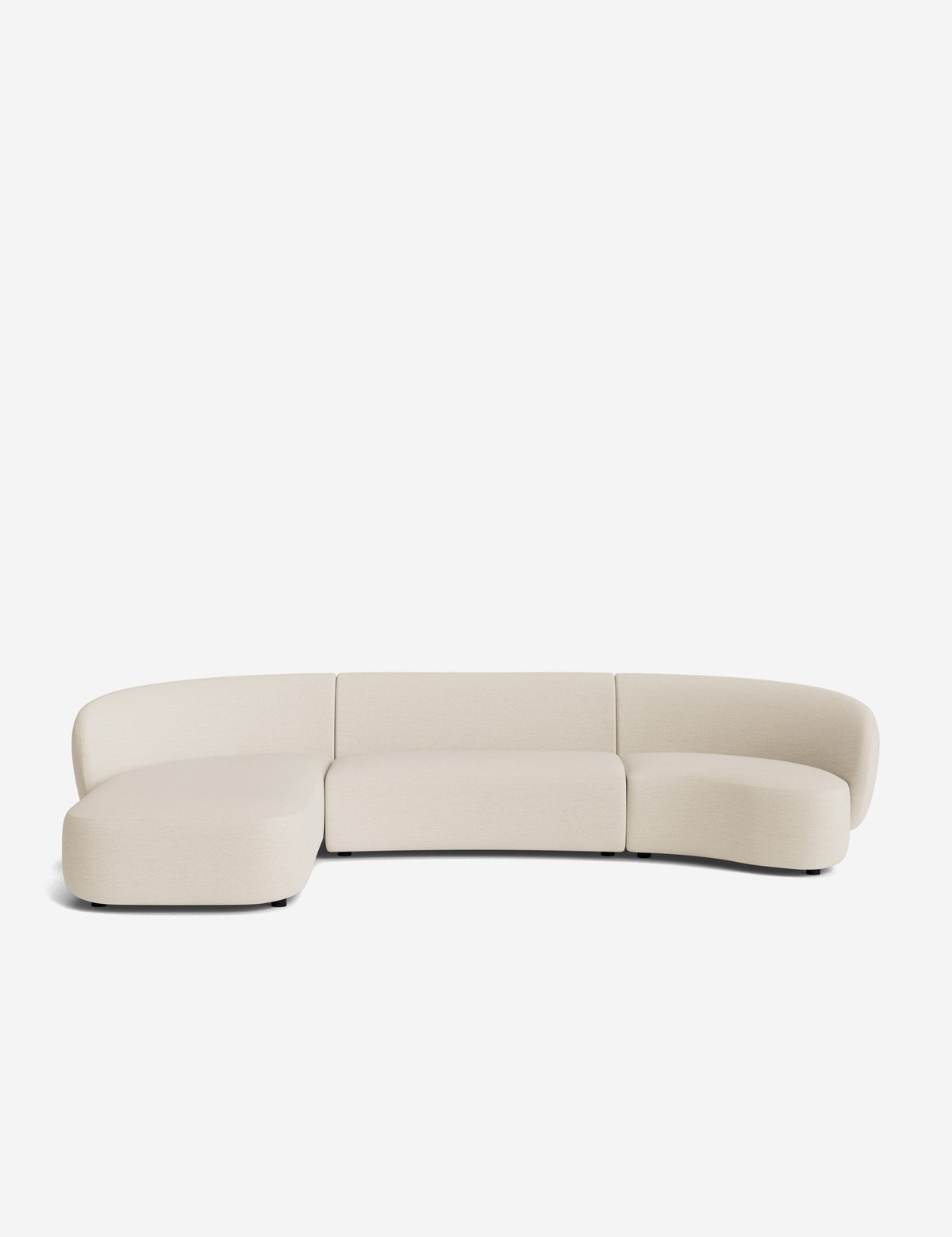 Claret Modular Chaise Sectional Sofa