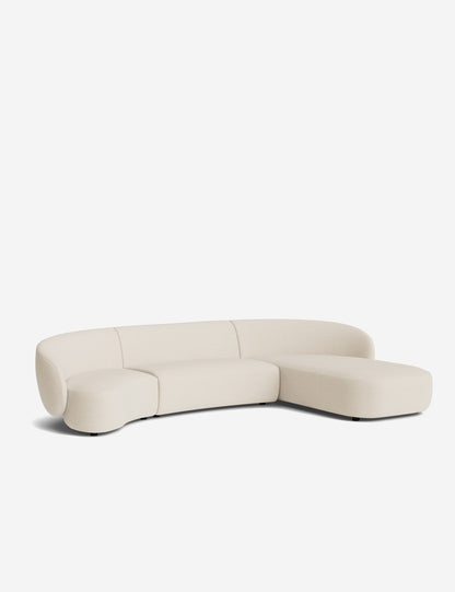 Claret Modular Chaise Sectional Sofa
