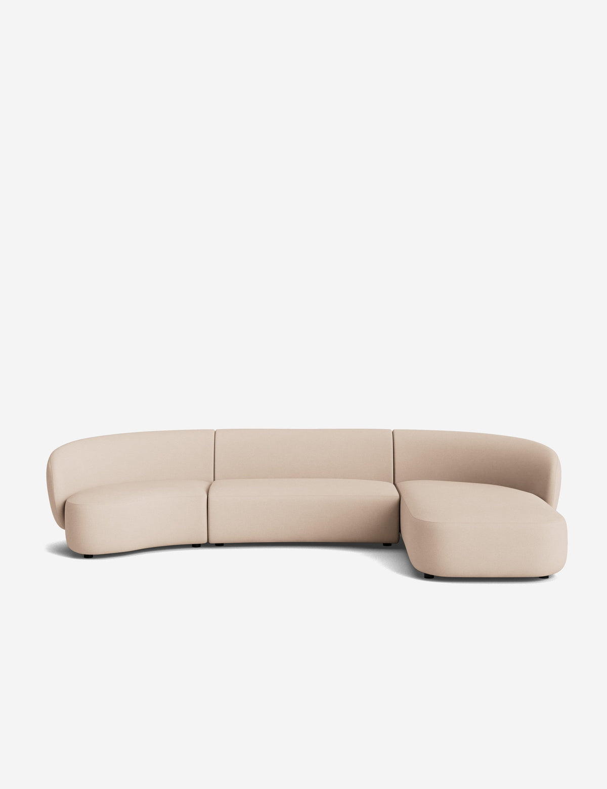 Claret Modular Chaise Sectional Sofa