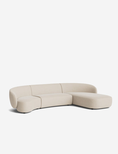 Claret Modular Chaise Sectional Sofa