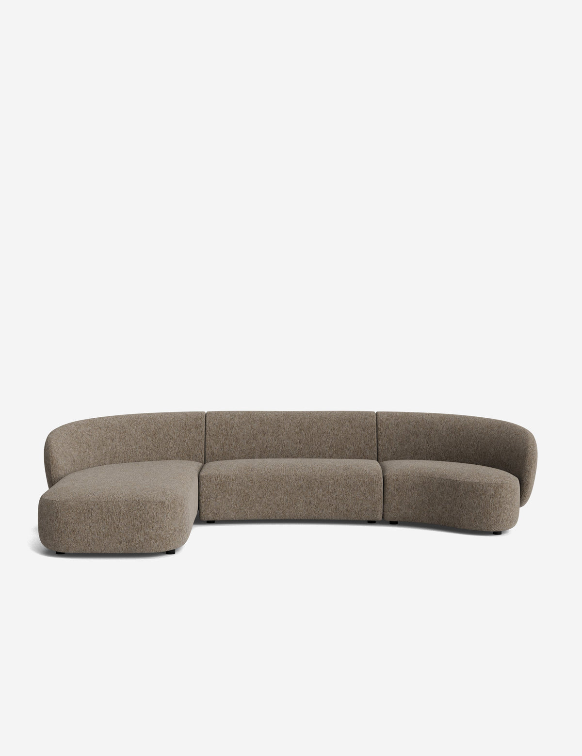 Claret Modular Chaise Sectional Sofa