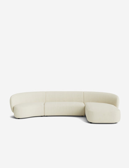 Claret Modular Chaise Sectional Sofa