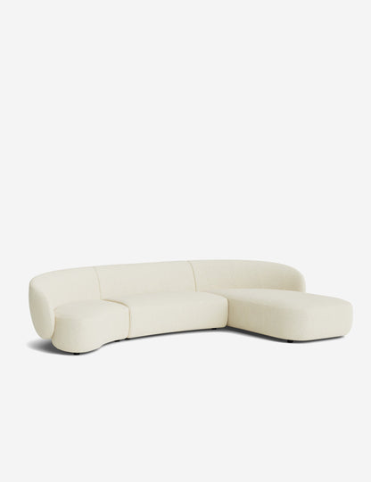 Claret Modular Chaise Sectional Sofa