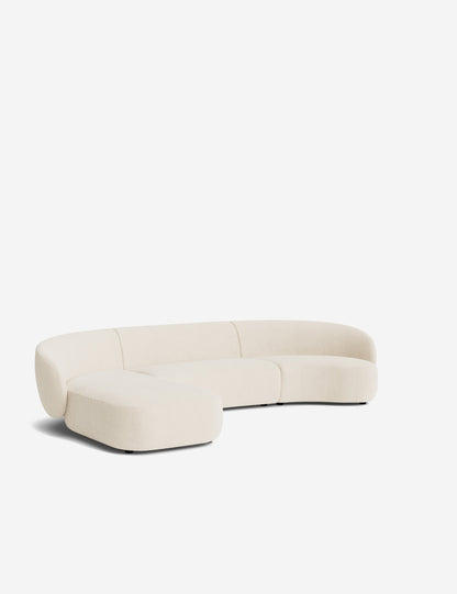 Claret Modular Chaise Sectional Sofa
