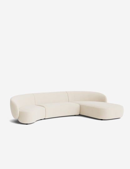 Claret Modular Chaise Sectional Sofa