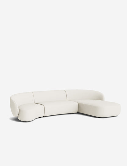 Claret Modular Chaise Sectional Sofa