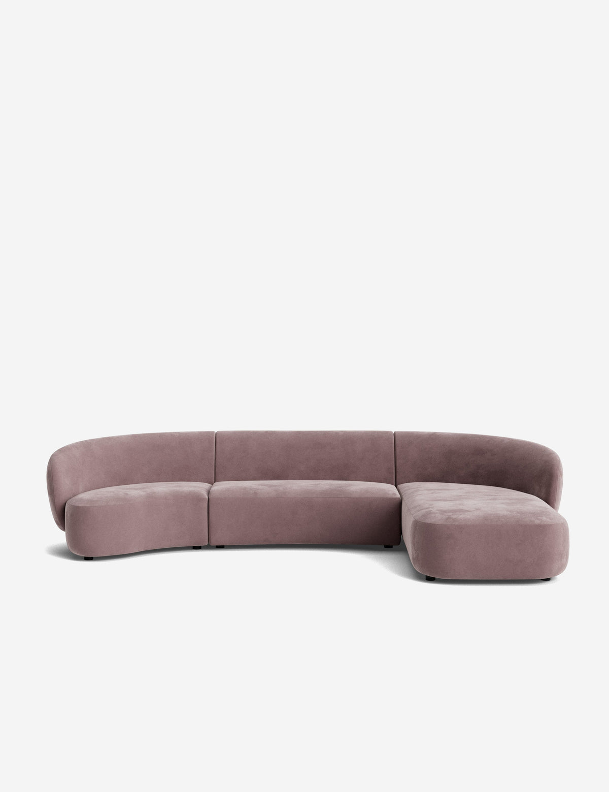 Claret Modular Chaise Sectional Sofa