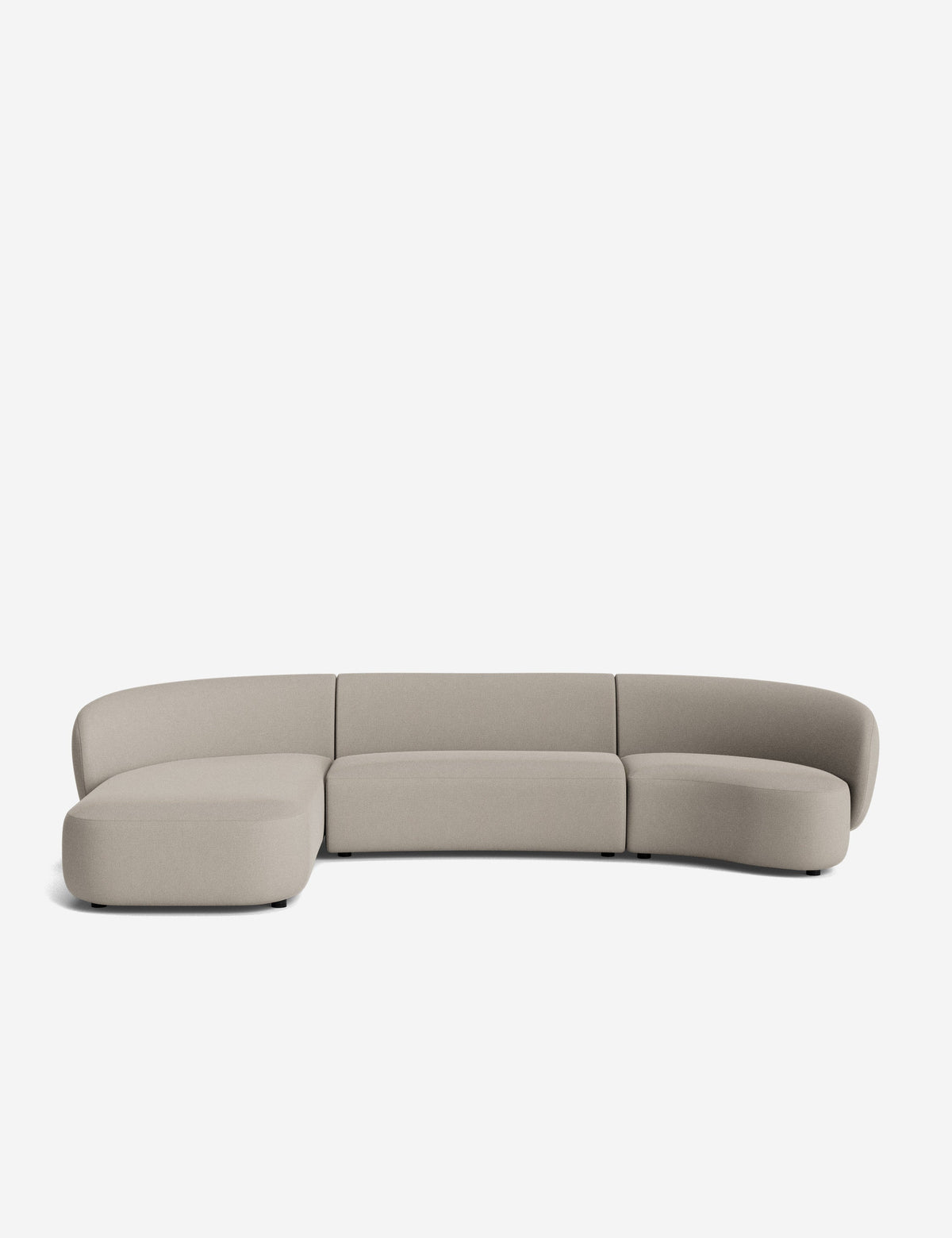 Claret Modular Chaise Sectional Sofa