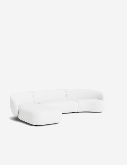 Claret Modular Chaise Sectional Sofa
