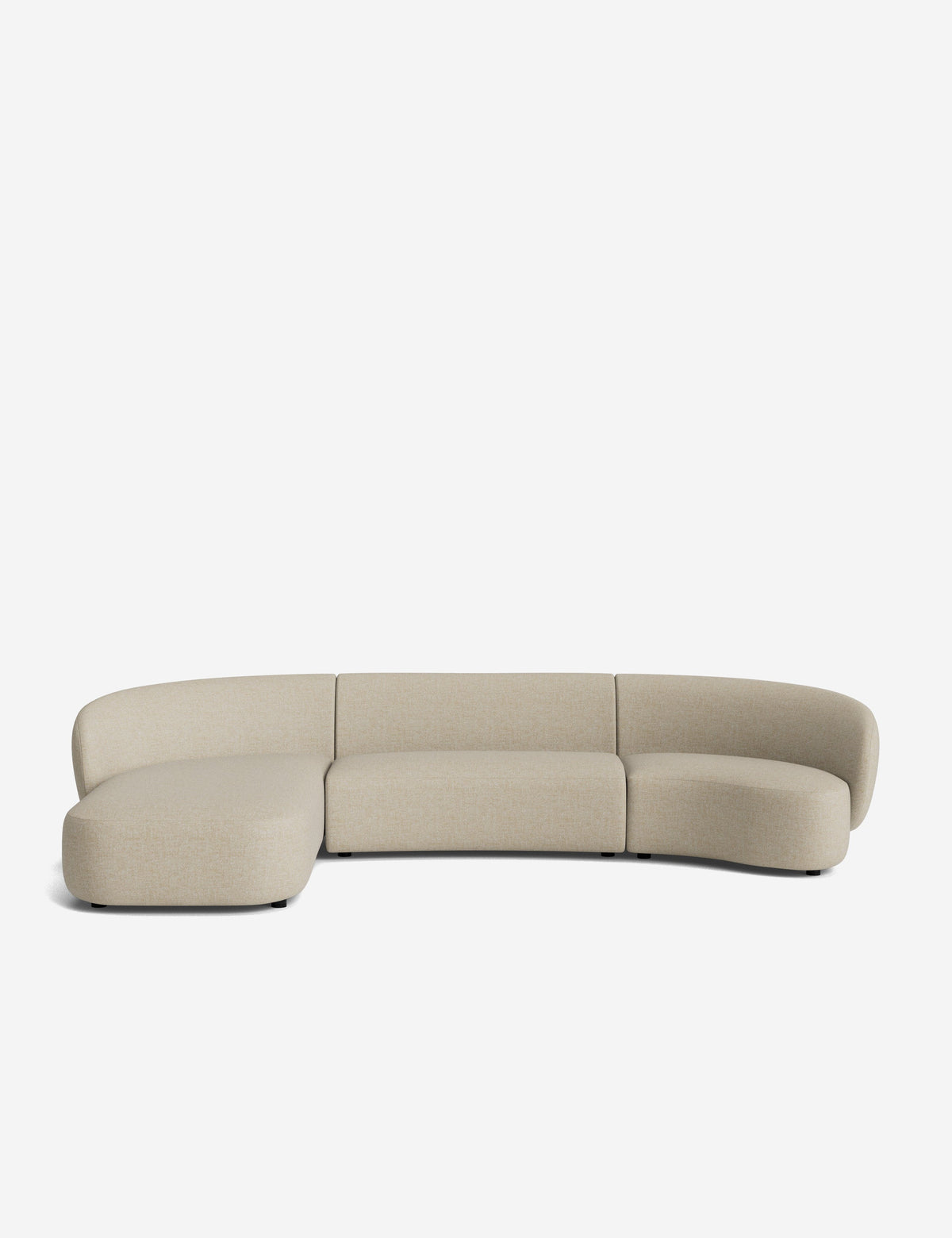 Claret Modular Chaise Sectional Sofa