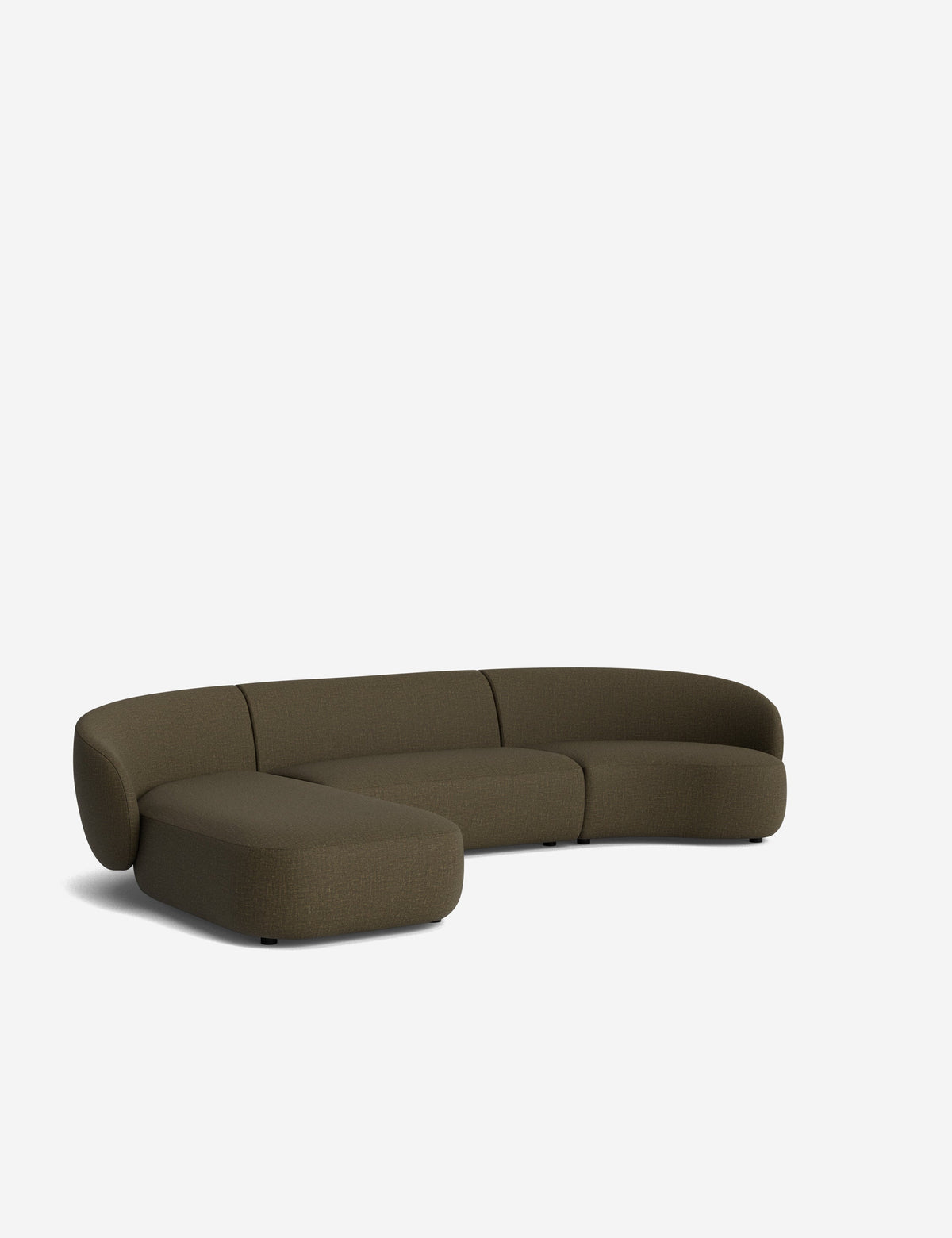 Claret Modular Chaise Sectional Sofa