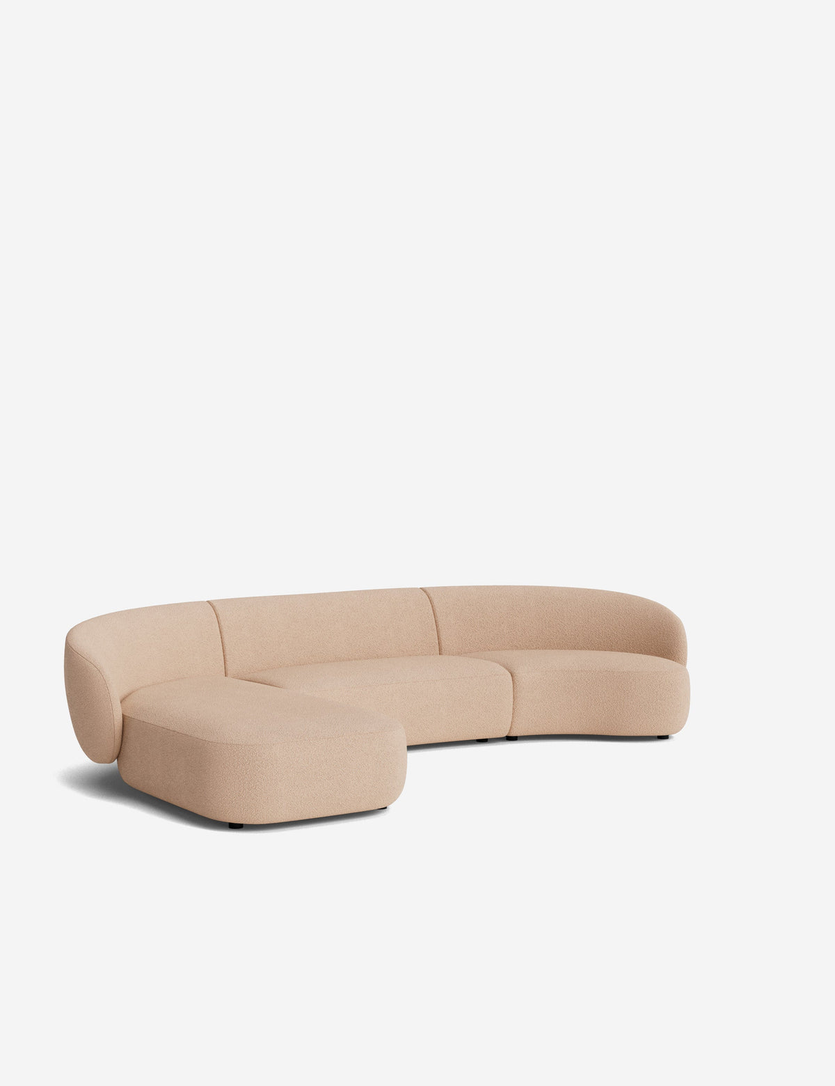 Claret Modular Chaise Sectional Sofa