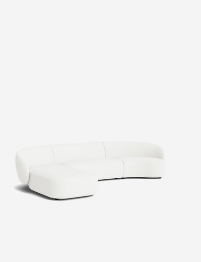 Claret Modular Chaise Sectional Sofa