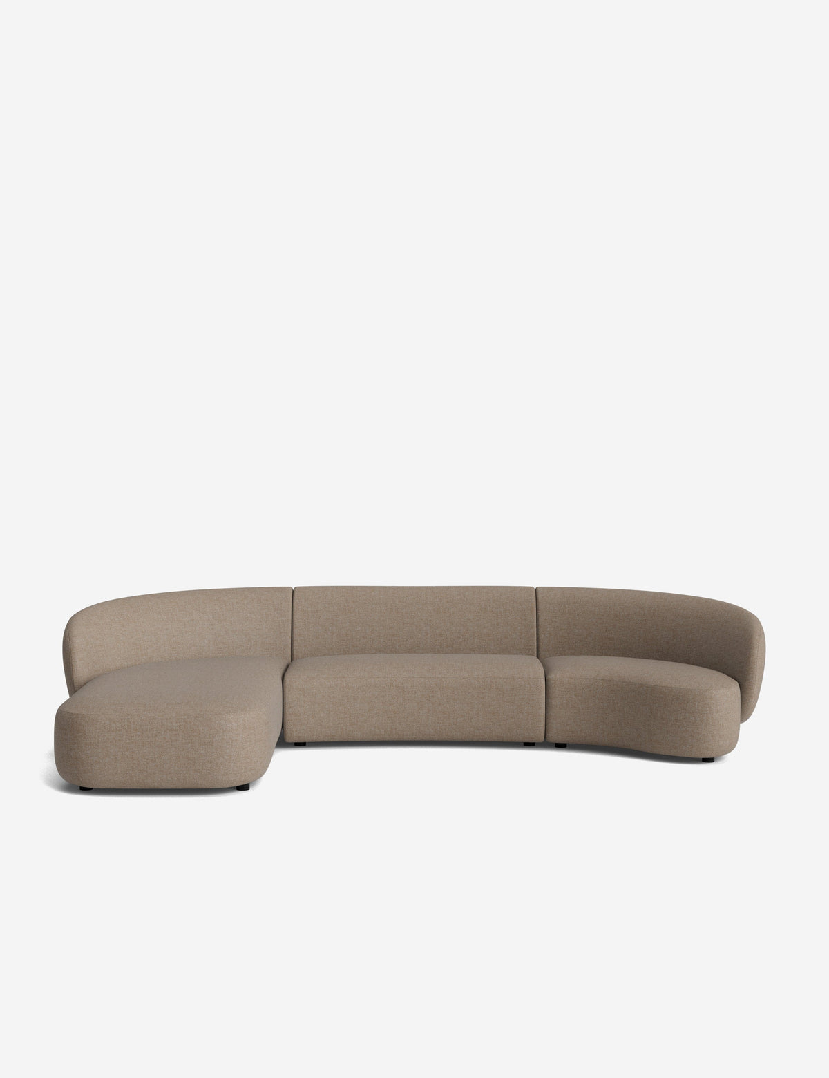 Claret Modular Chaise Sectional Sofa
