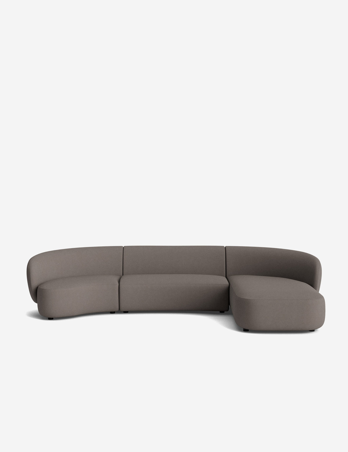 Claret Modular Chaise Sectional Sofa