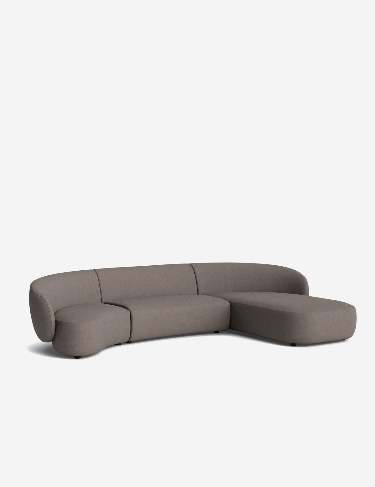 Claret Modular Chaise Sectional Sofa