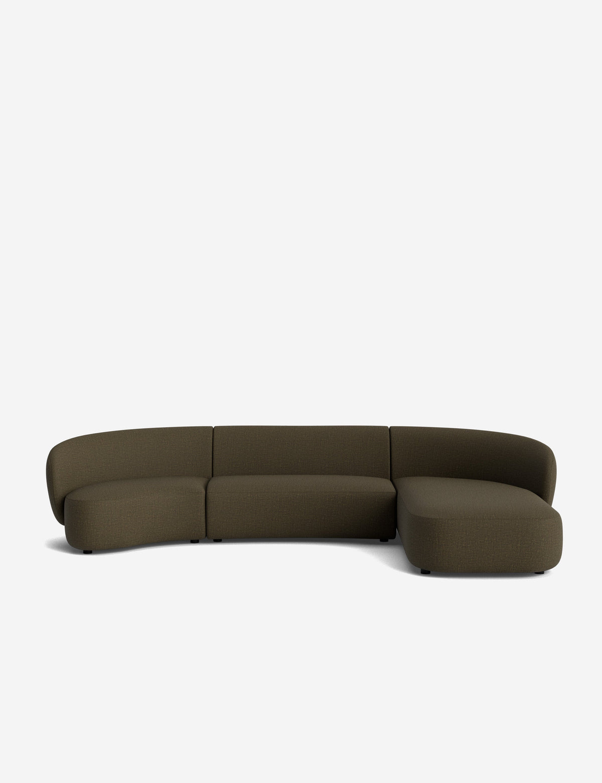 Claret Modular Chaise Sectional Sofa