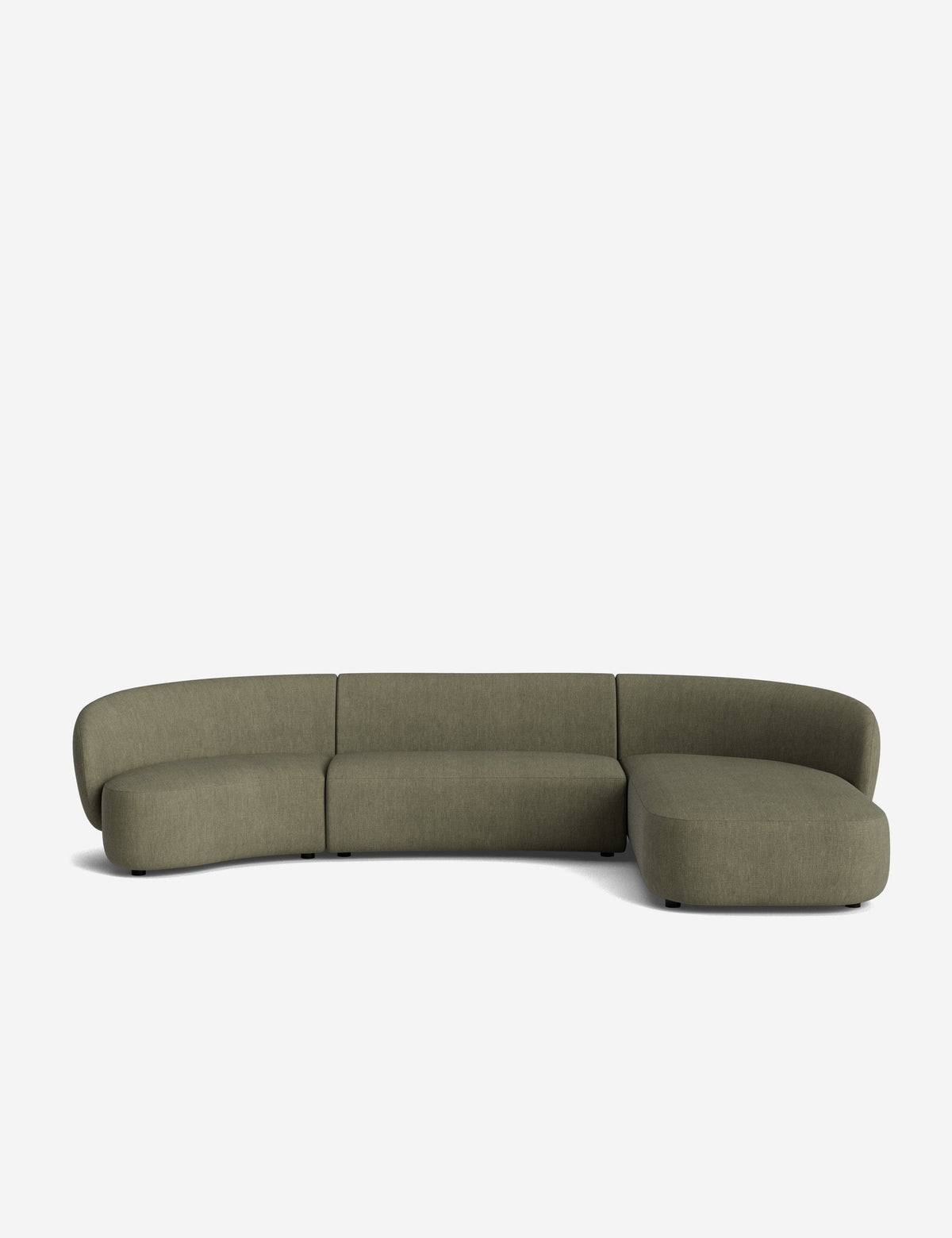 Claret Modular Chaise Sectional Sofa