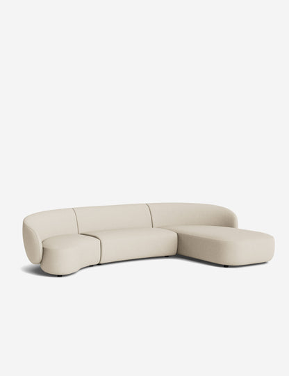 Claret Modular Chaise Sectional Sofa