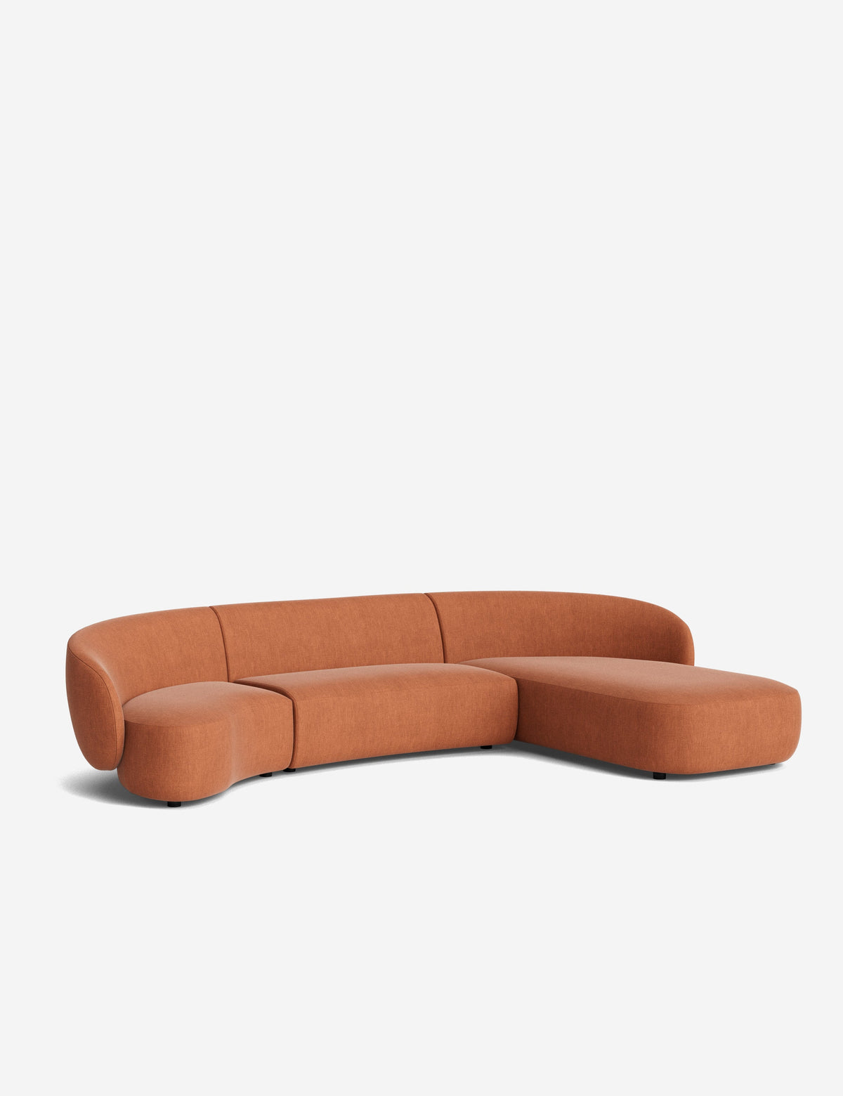 Claret Modular Chaise Sectional Sofa